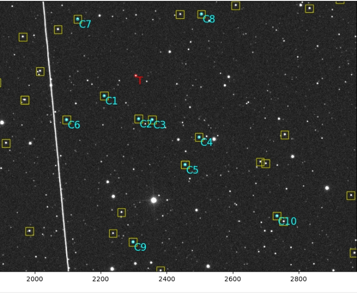 チャート - TrES-5, JD 2459442.28708