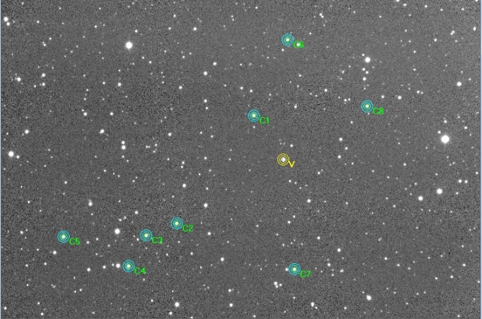 チャート - TrES-5, JD 2459691.31676