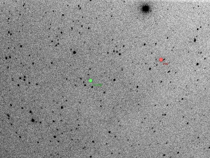 チャート - WASP-3, JD 2459743.37233