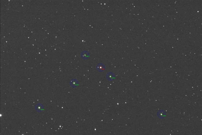 チャート - WASP-33, JD 2459818.47093