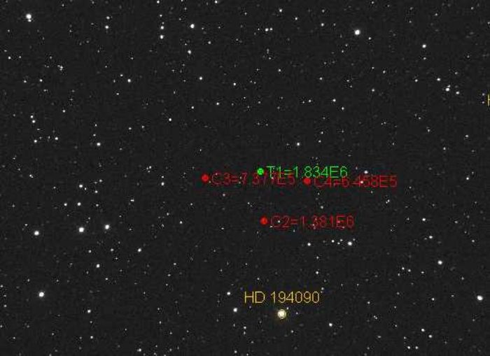 チャート - TrES-5, JD 2459845.45266