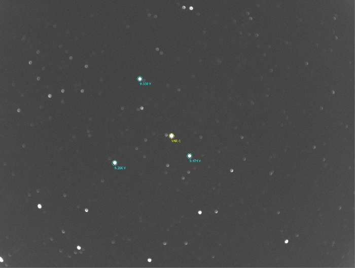 チャート - WASP-33, JD 2459912.41497