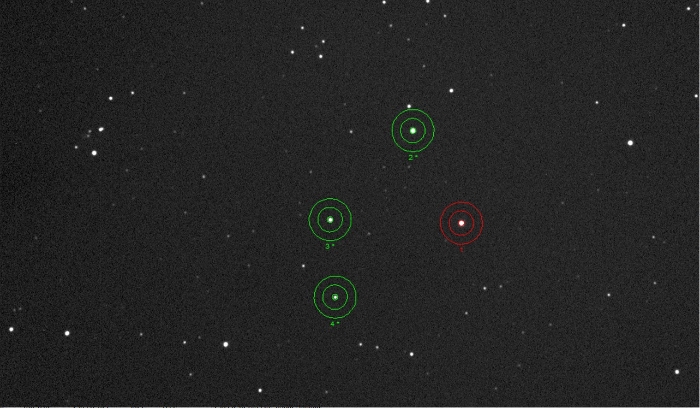 チャート - KELT-23 A, JD 2459924.24163