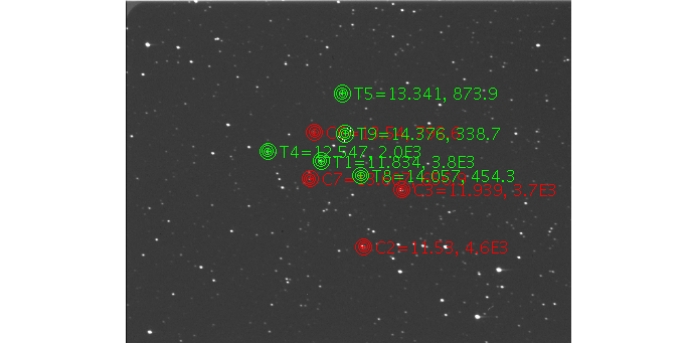 チャート - WASP-11, JD 2459907.77986