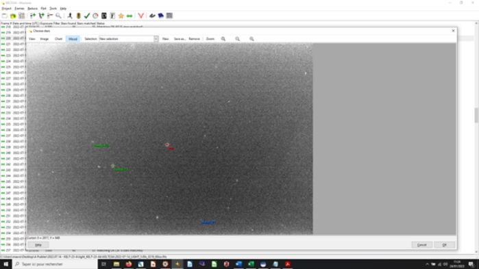 チャート - KELT-23 A, JD 2459775.37241