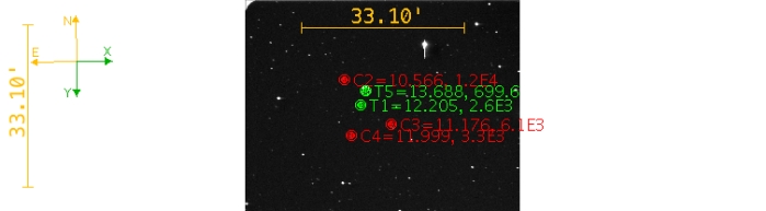 チャート - WASP-52, JD 2459919.58524