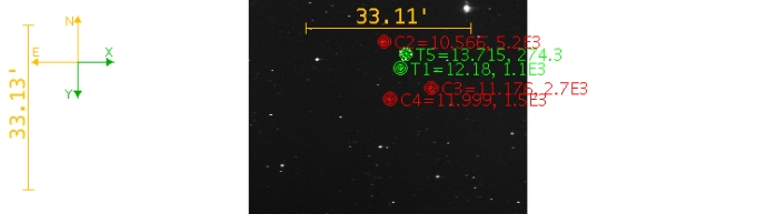 チャート - WASP-52, JD 2459492.64768