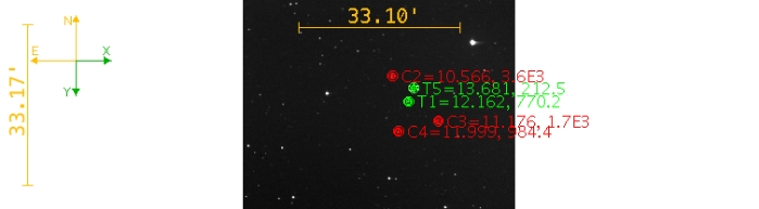 チャート - WASP-52, JD 2459520.63818