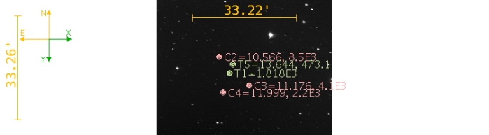 チャート - WASP-52, JD 2459548.63579