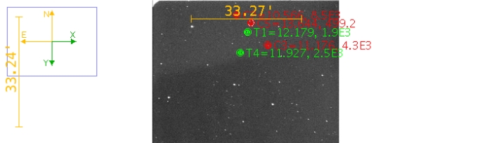 チャート - WASP-52, JD 2459833.84600