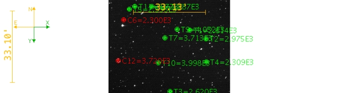 チャート - WASP-43, JD 2459553.87760