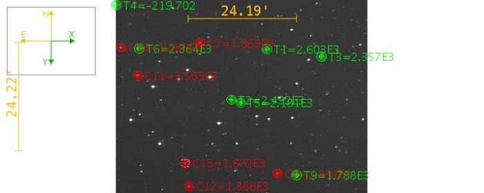 チャート - WASP-39, JD 2459296.76606