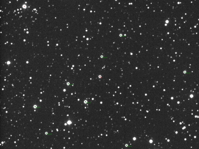 チャート - WASP-12, JD 2459971.41771