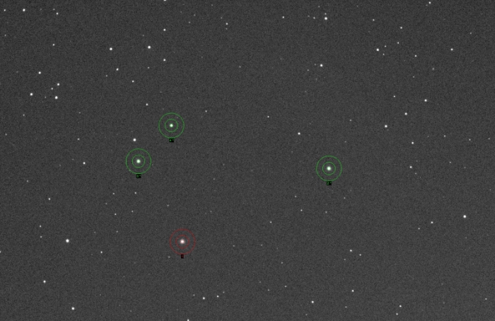 チャート - KELT-23 A, JD 2459996.35313