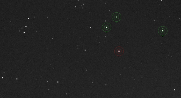 チャート - KELT-23 A, JD 2460005.40637