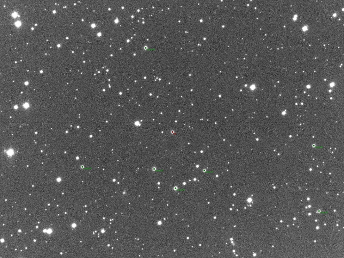 チャート - TOI-674, JD 2460005.58556