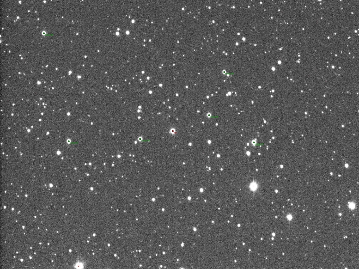 チャート - TOI-1516, JD 2460054.34792