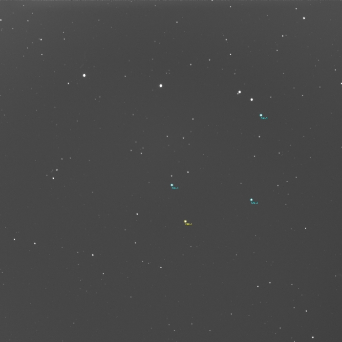 チャート - KELT-23 A, JD 2460120.43380