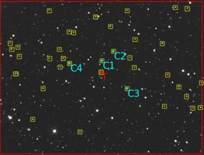 チャート - GJ 1214, JD 2460134.38864