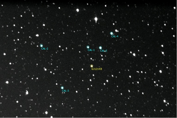 チャート - GJ 1214, JD 2460153.37903