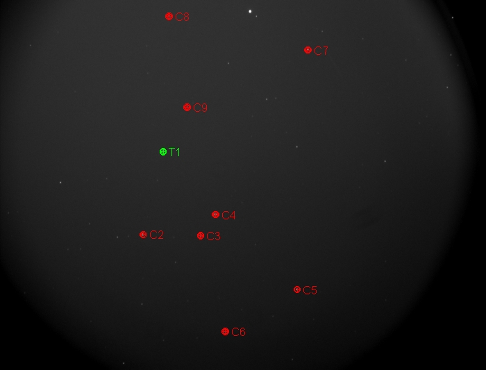 チャート - WASP-43, JD 2459255.34131