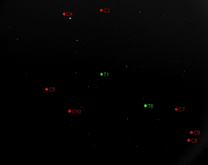 チャート - WASP-52, JD 2459146.18300