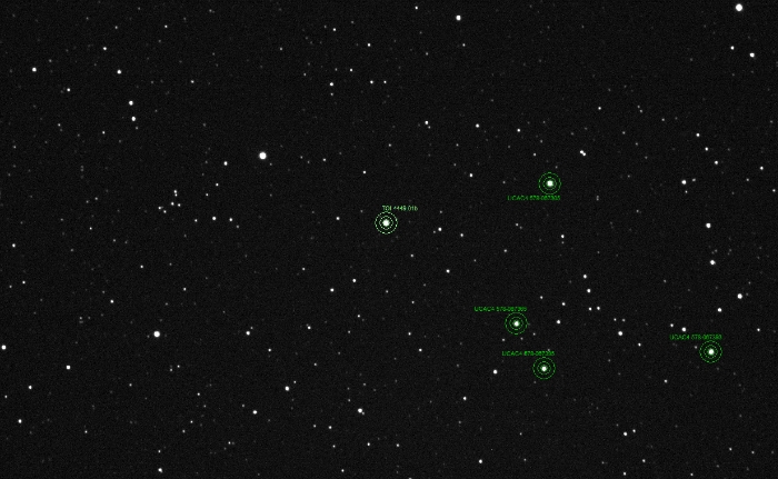 チャート - TOI-4449, JD 2460173.23537