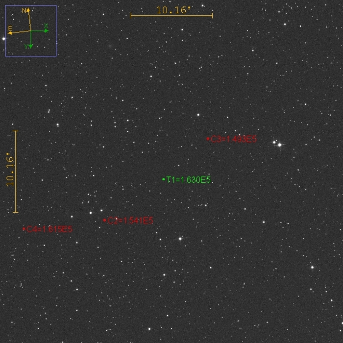 チャート - TrES-5, JD 2460186.35487