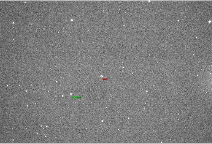 チャート - KELT-23 A, JD 2460190.37868