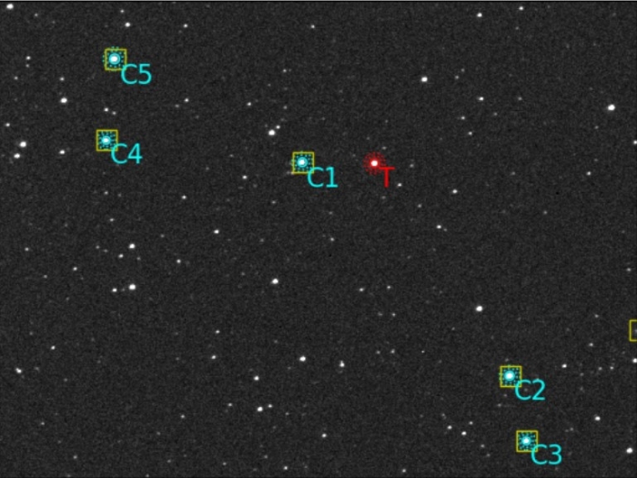 チャート - TOI-4010, JD 2460203.44137