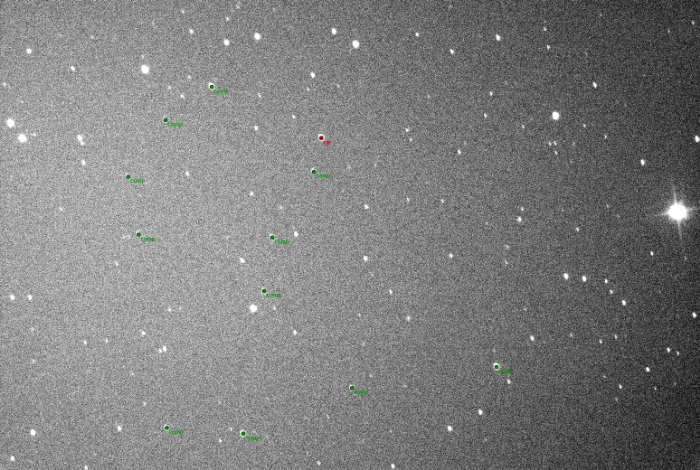 チャート - WASP-10, JD 2460215.40240