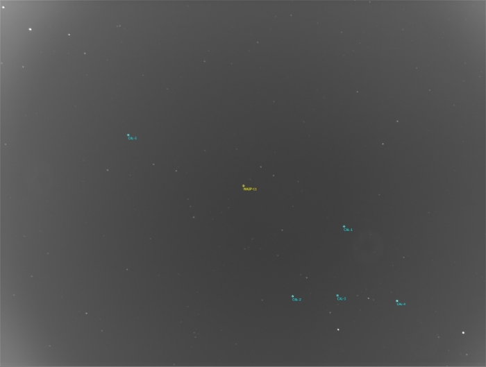 チャート - WASP-11, JD 2460220.45222