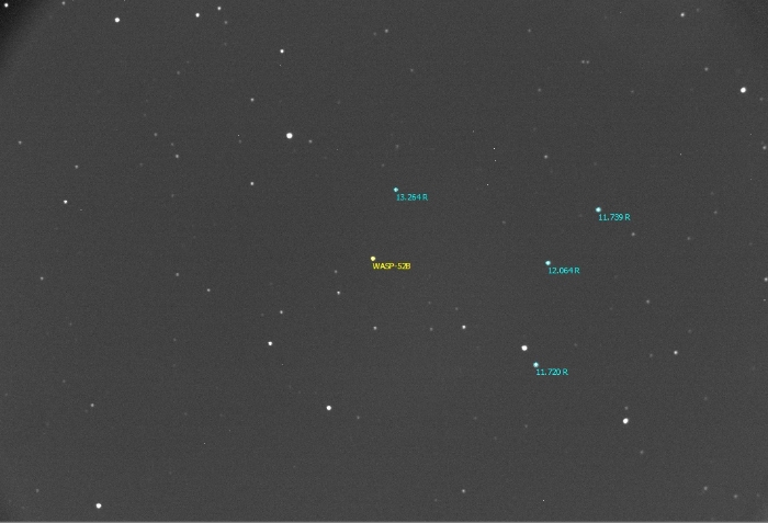 チャート - WASP-52, JD 2460222.30338