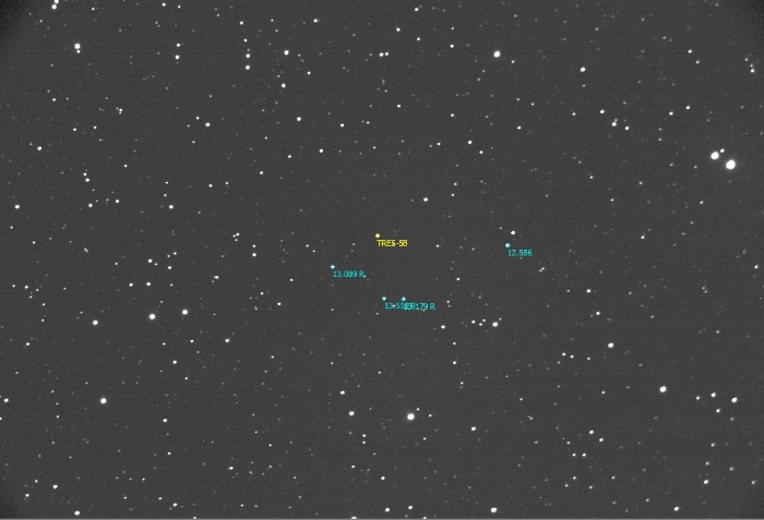 チャート - TrES-5, JD 2460229.34985