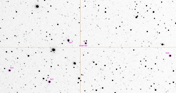 チャート - WASP-93, JD 2460219.25858