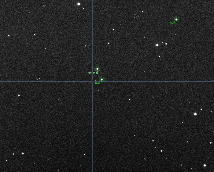 チャート - HAT-P-36, JD 2460071.42840