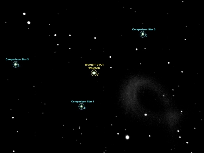 チャート - WASP-52, JD 2457345.97100