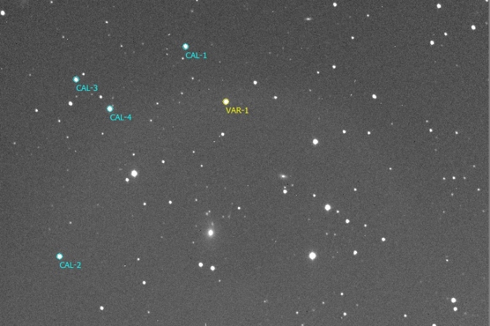 チャート - LP 714-47, JD 2460310.34593