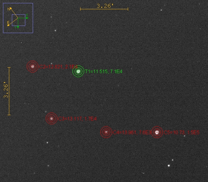 チャート - HAT-P-3, JD 2460357.39071