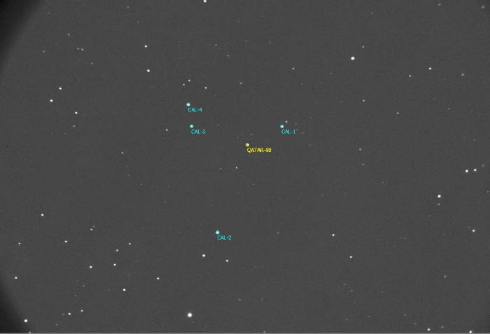 チャート - Qatar-9, JD 2460358.54862