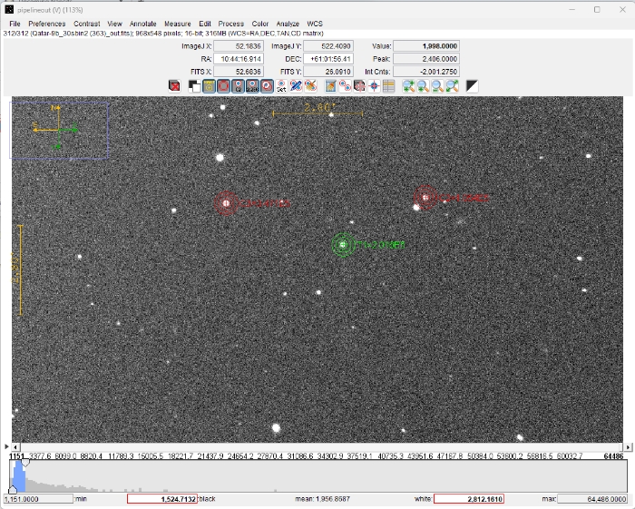 チャート - Qatar-9, JD 2460352.42193