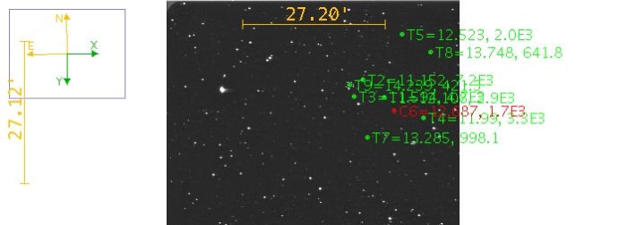 チャート - WASP-43, JD 2460374.66676