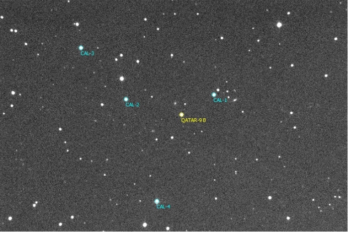 チャート - Qatar-9, JD 2460386.30057