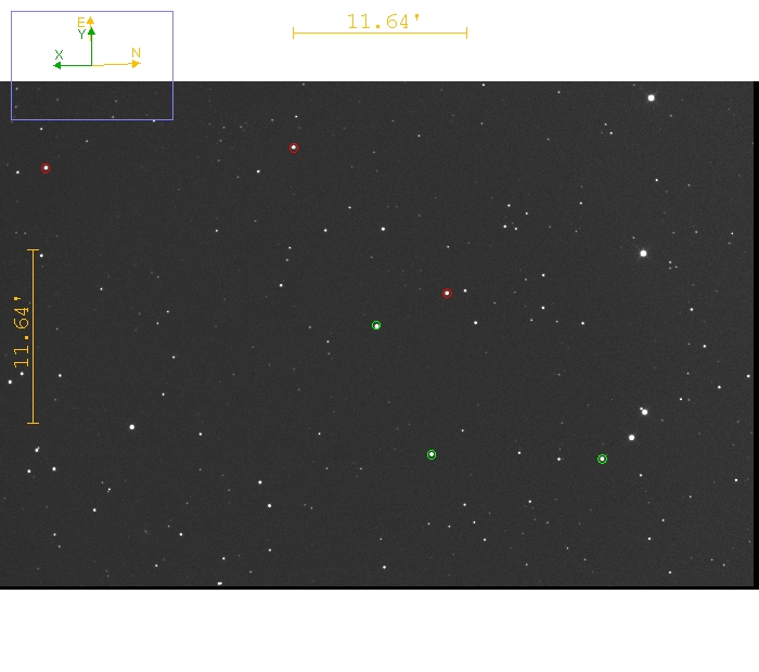 チャート - KELT-23 A, JD 2460420.39378