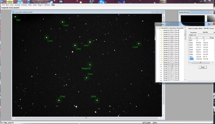 チャート - WASP-43, JD 2460431.63726