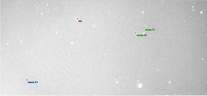 チャート - WASP-85 A, JD 2460403.35732