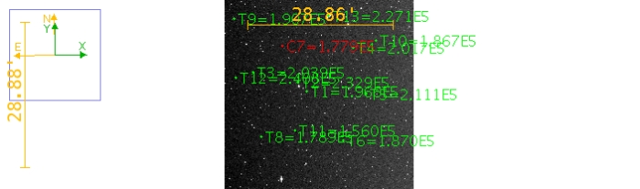 チャート - TOI-4463 A, JD 2460455.34575