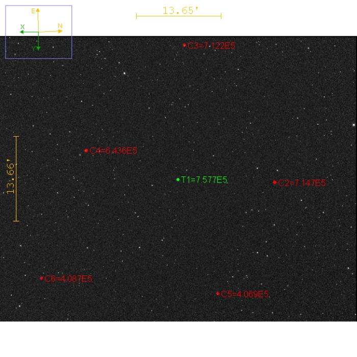 チャート - TOI-2109, JD 2460460.39412