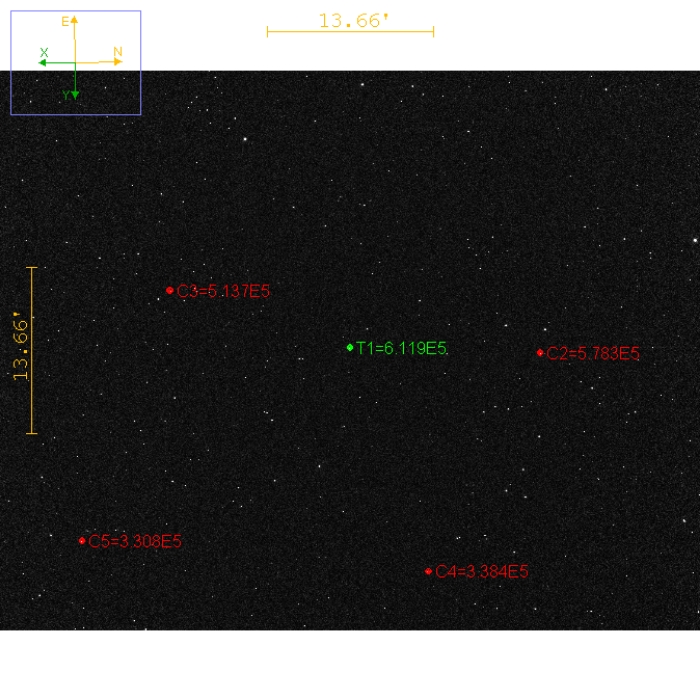 チャート - TOI-2109, JD 2460466.44115