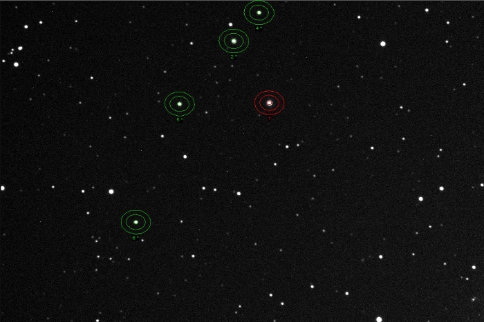チャート - KELT-23 A, JD 2460271.55008